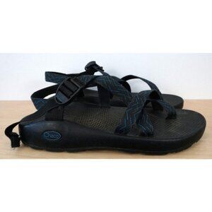 Chaco Mens Blue Black Outdoor Hiking Walking Sandals Size 11